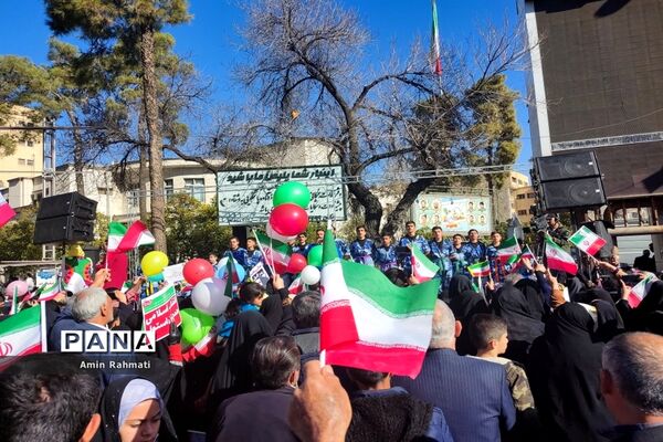 راهپیمایی 22 بهمن در شیراز