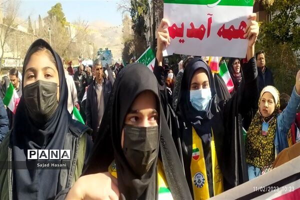 راهپیمایی ۲۲ بهمن در شیراز