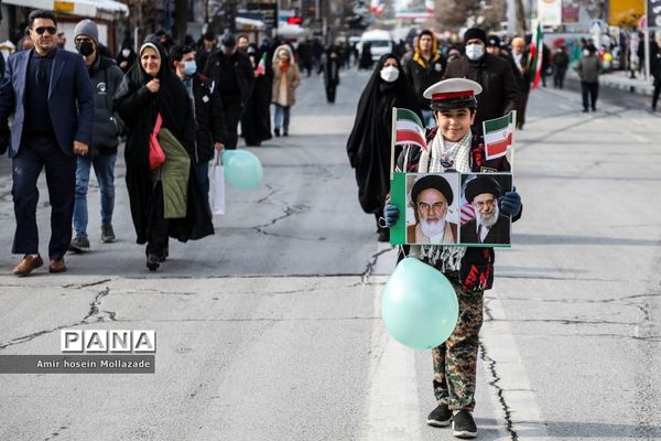 راهپیمایی 22 بهمن  در ارومیه-1