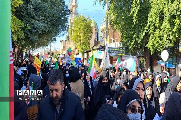 راهپیمایی ۲۲ بهمن در دزفول
