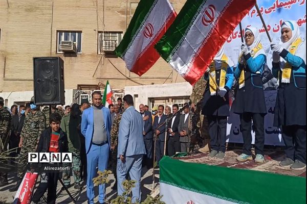 راهپیمایی ۲۲ بهمن در دشت آزادگان