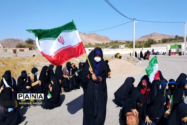 راهپیمایی 22 بهمن در بزمان