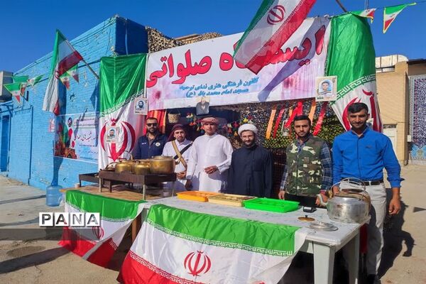 راهپیمایی چهل و چهارمین سالگرد پیروزی انقلاب در خیابان های امیدیه