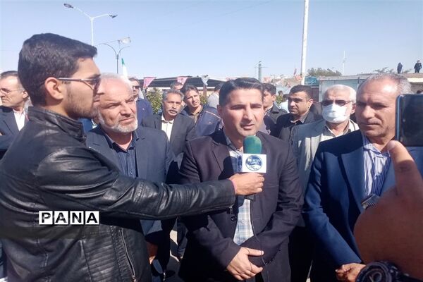 راهپیمایی چهل و چهارمین سالگرد پیروزی انقلاب در خیابان های امیدیه