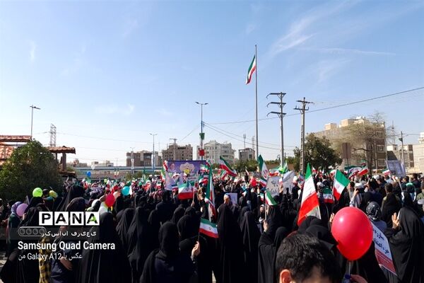 راهپیمایی ۲۲بهمن در خوزستان