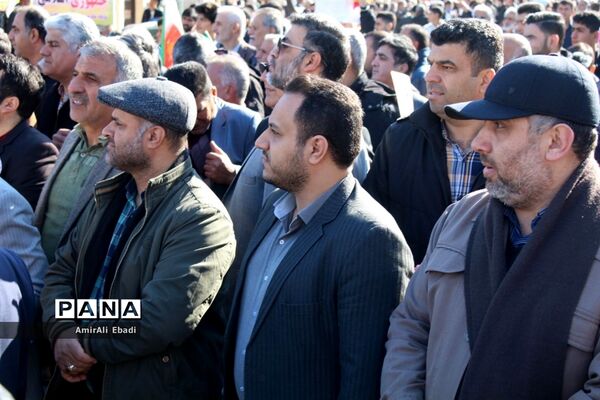 راهپیمایی ۲۲ بهمن در شهرستان میاندورود