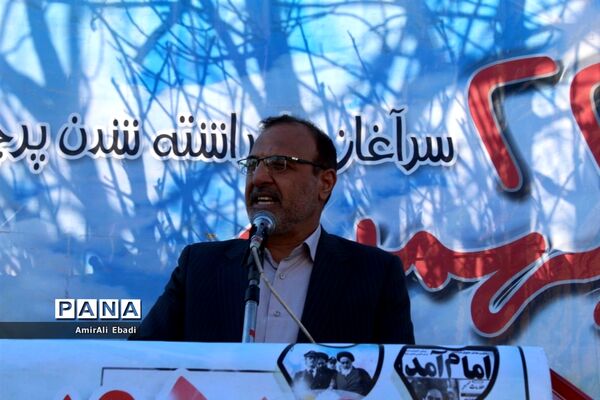 راهپیمایی ۲۲ بهمن در شهرستان میاندورود