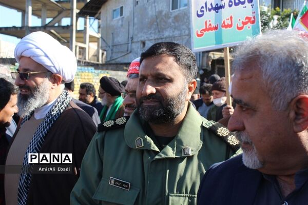 راهپیمایی ۲۲ بهمن در شهرستان میاندورود
