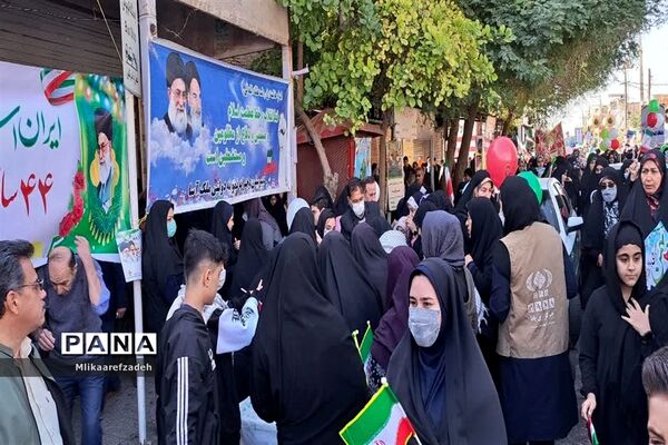 راهپیمایی 22 بهمن در دزفول