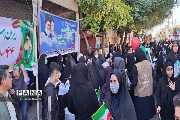 راهپیمایی 22 بهمن در دزفول