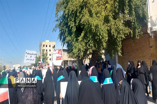 راهپیمایی 22 بهمن در دزفول