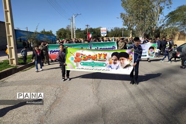 راهپیمایی ۲۲ بهمن در منطقه سردشت خوزستان
