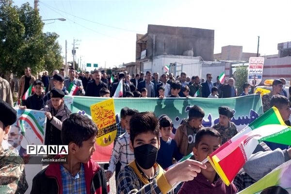 راهپیمایی ۲۲ بهمن در منطقه سردشت خوزستان