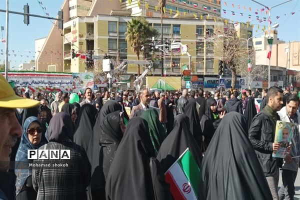 راهپیمایی ۲۲بهمن در شیراز