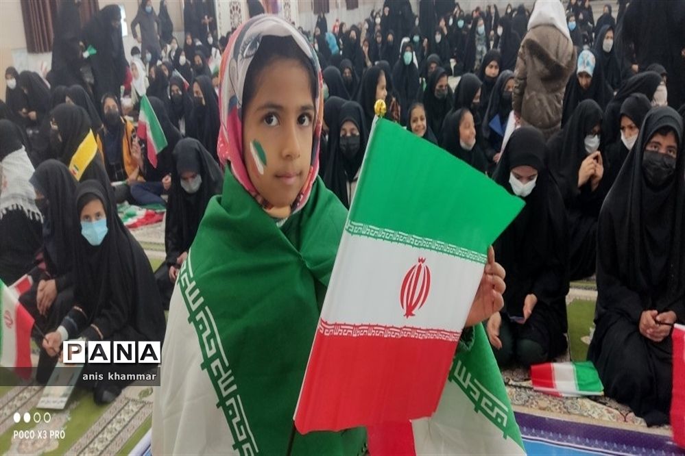 حماسه حضور مردم زهک