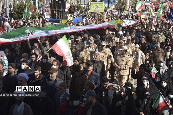 راهپیمایی۲۲ بهمن در ساری