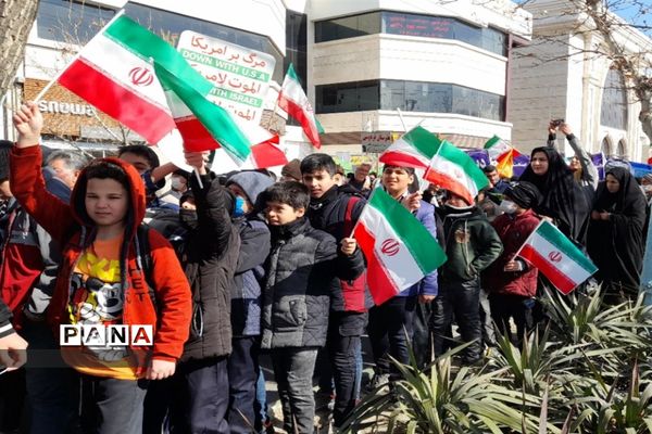 راهپیمایی یوم الله 22 بهمن ماه شهرستان گلبهار