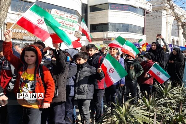 راهپیمایی یوم الله 22 بهمن ماه شهرستان گلبهار