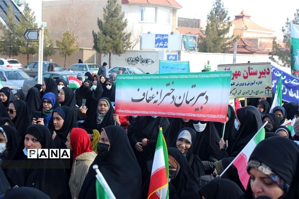 راهپیمایی یوم الله 22 بهمن ماه شهرستان گلبهار