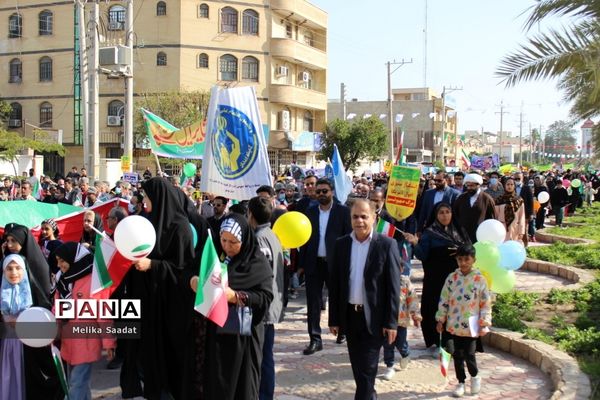 حماسه حضور مردم بوشهر در 22 بهمن