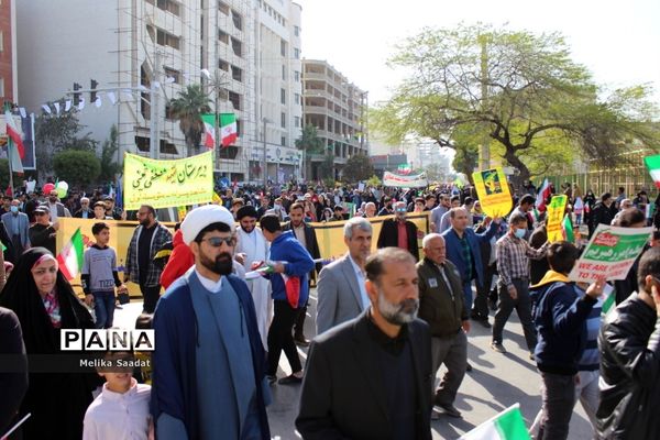 حماسه حضور مردم بوشهر در 22 بهمن