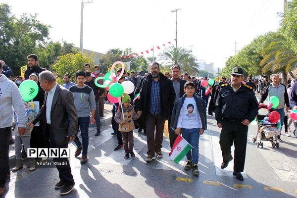 حماسه حضور مردم بوشهر در 22 بهمن