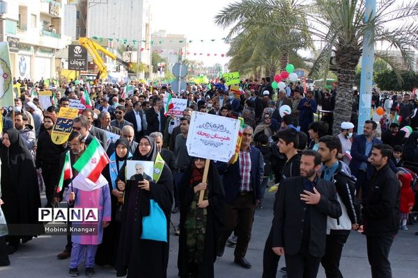 حماسه حضور مردم بوشهر در 22 بهمن