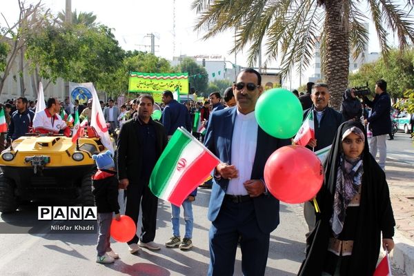 حماسه حضور مردم بوشهر در 22 بهمن