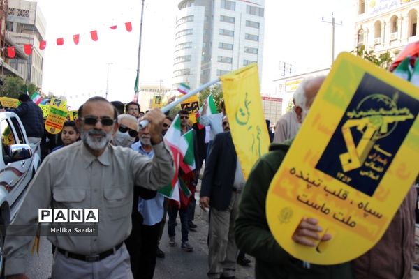 حماسه حضور مردم بوشهر در 22 بهمن