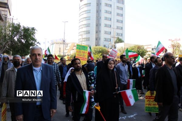 حماسه حضور مردم بوشهر در 22 بهمن