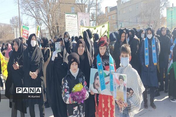 راهپیمایی ۲۲ بهمن در دلفان