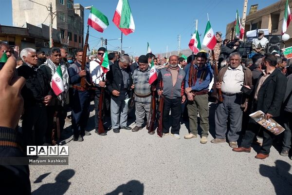 حماسه حضور ۲۲ بهمن در شهرستان رستم