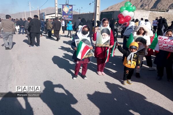 حماسه حضور ۲۲ بهمن در شهرستان رستم