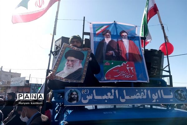 حماسه حضور ۲۲ بهمن در شهرستان رستم