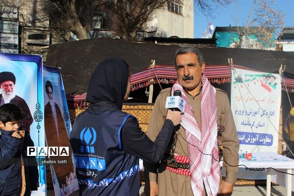 حضور پرشور خبرنگاران پانا در راهپیمایی 22 بهمن