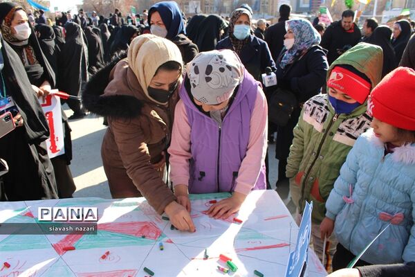 فعالیت‌های غرفه پانا در راهپیمایی 22 بهمن