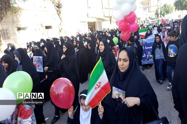 راهپیمایی ۲۲ بهمن در شوشتر