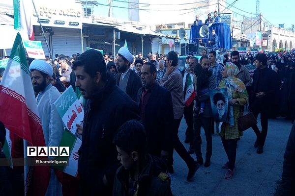 راهپیمایی ۲۲ بهمن در شوشتر