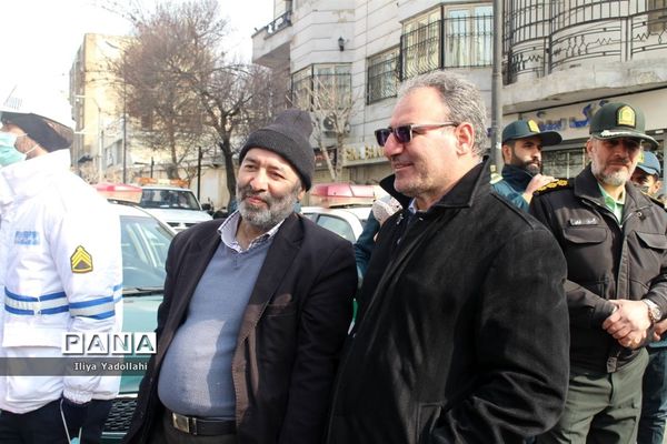 حضور مردم ولایتمدار تهران در مراسم راهپیمایی چهل و چهارمین سالگرد پیروزی انقلاب اسلامی