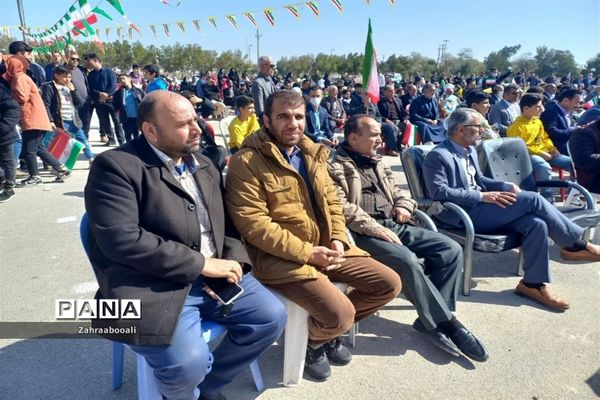 راهپیمایی ۲۲ بهمن در هندبجان