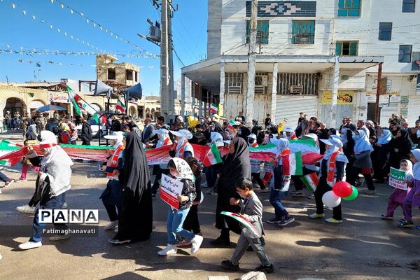 راهپیمایی ۲۲ بهمن در رامشیر