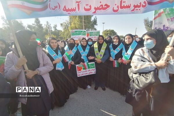 راهپیمایی ۲۲ بهمن در شهرستان هویزه
