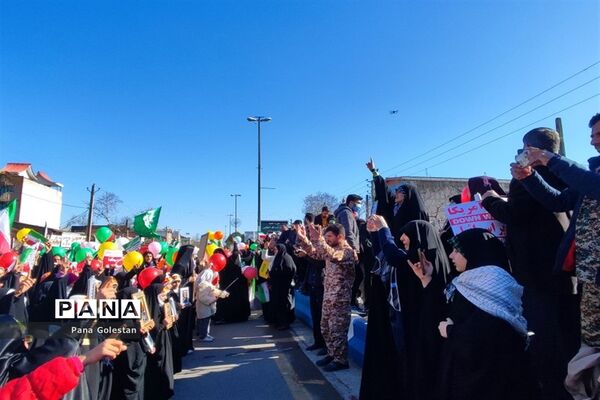 راهپیمایی بیست و دو بهمن در شهرستان علی‌آباد
