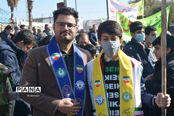 راهپیمایی یوم الله ۲۲ بهمن ماه در پلدختر