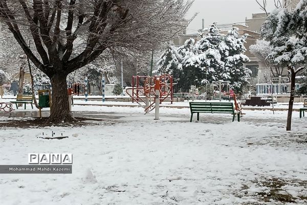 بارش شدید برف در تهران