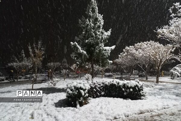 بارش برف زمستانی در فشافویه