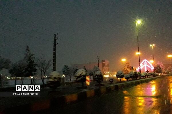 بارش برف زمستانی در فشافویه