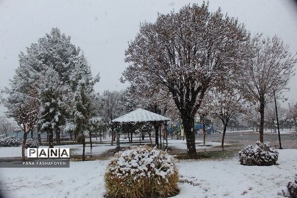 بارش برف زمستانی در فشافویه