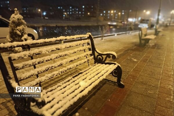 بارش برف زمستانی در فشافویه
