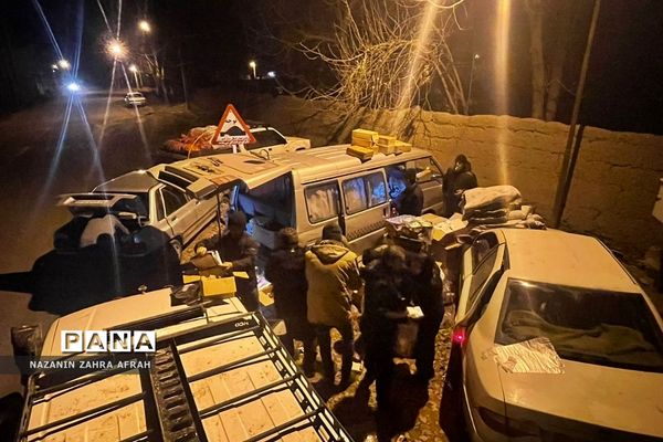 کمک‌های مردمی شهرستان دماوند و رودهن به زلزله‌زدگان شهرستان خوی